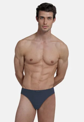 TOM TAILOR BODYWEAR - TOM TAILOR Herren Mini-Slip längsgestreift 1er Pack navy - Gr. - M