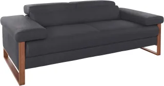 W.SCHILLIG 2-Sitzer "finn" German Design Award 2016, Fußgestell Nussbaum natur, Breite 210 cm