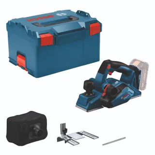 Bosch Akku-Hobel GHO 18V-26 inkl. Staubabsaugung Zubehör & L-BOXX 238 - 06015B5000
