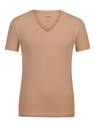 OLYMP - OLYMP Level Five Unterzieh-T-Shirt caramel - Gr. - XXL