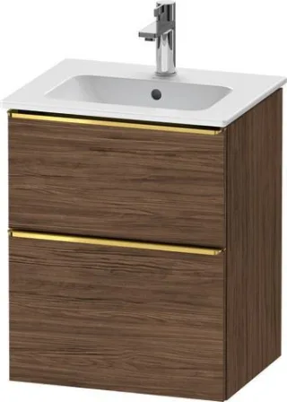 Duravit D-Neo Waschtischunterbau wandhängend Nussbaum dunkel Matt 510x402x625 mm - DE4360034210000 DE4360034210000