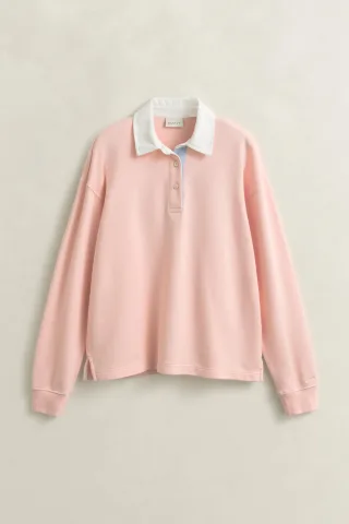 GANT - Rugger Sweatshirt apricot pink - Gr. - M