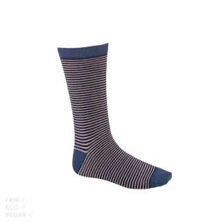 Socken blau gestreift 35-38