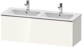 Duravit D-Neo Waschtischunterbau wandhängend Weiß Hochglanz 1280x462x440 mm - DE4265010220000 DE4265010220000