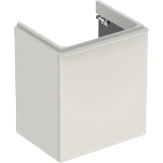 Geberit Smyle Square Unterschrank für Waschtisch, m. 1 Tür li 53,6x61,7x43,3cm, sand-grau, 500366JL1 500366JL1