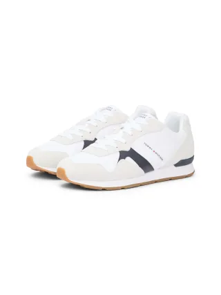 Tommy Hilfiger Sneaker "RUNNER ICON MIX", Freizeitschuh, Halbschuh, Schnürschuh mit seitlichem Logoschriftzug