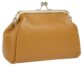 Cluty Abendtasche echt Leder, Made in Italy