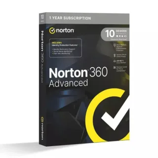 Norton 360 Advanced 10 Geräte / 1 Jahr 200 GB - Kein Abo