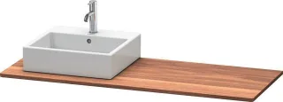 Duravit XSquare Konsole Amerikanischer Nussbaum Matt 1400x550x20 mm - XS061GR7777 XS061GR7777