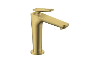 Hansgrohe Waschtischm.125 Axor Citterio C CoolStart Ablaufgar.cubic cut polished gold optic , 4904 49041990