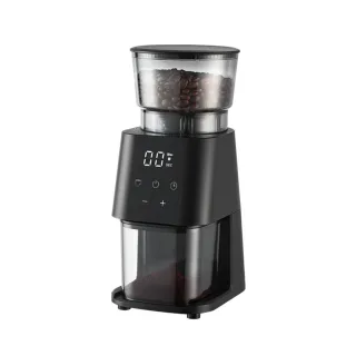 NovuLife BG710T Electric Conical Burr Coffee Grinder 30 Grind Settings with LCD Touch Screen 100g Bean Container for Esp