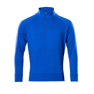 MASCOT Herren Nantes Sweatshirt mit kurzem Reißverschluss CROSSOVER Kornblau M - 50611-971-11-M
