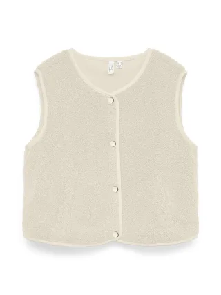 VERO MODA - VMGILLY SL GILET JRS BTQ GIRL Birch - Gr. - 146