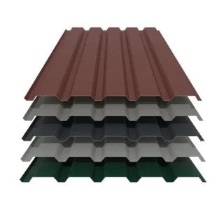 Trapezblech 35/207 | Wand | 0,70 mm | Aluminium | 25 µm Polyester