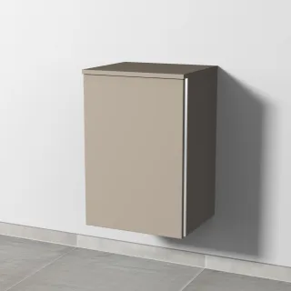 Sanipa 3way Unterschrank mit 1 Tür, Sandgrau-Matt, BS14067 BS14067