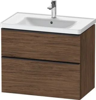 Duravit D-Neo Waschtischunterbau wandhängend Nussbaum dunkel Matt 784x452x625 mm - DE43550BD210000 DE43550BD210000