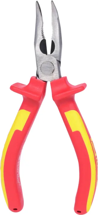 KS Tools ERGOTORQUE VDE Flachrundzange, gebogen - 117.1120