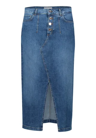 CARTOON - Jeansrock dark blue denim - Gr. - 42