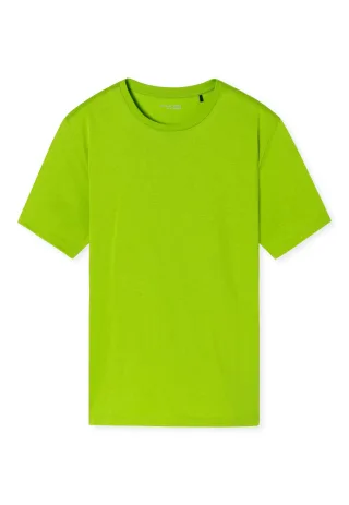 SCHIESSER - T-shirt Rundhals lime - Gr. - 48