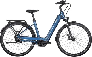Damen E-Bike  Kettler Quadriga P5 FL blau (Akkukapazität: 500 Wh / Rahmenhöhe: 48 cm | Körpergröße 155 - 165 cm)