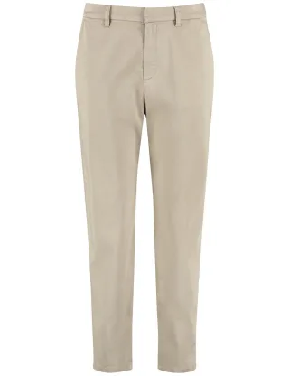 TAIFUN - 7/8 Chino aus Baumwoll-Stretch braun - Gr. - 34