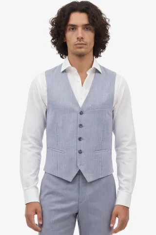 CG Plum Weste hellblau - Gr. - 48