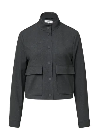 comma - Indoor-Jacke grau - Gr. - 46