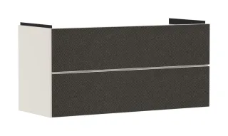 Hansgrohe Xevolos E Waschtischunterschrank Sandbeige Matt 1180/475 mit 2 Schubkästen für Waschtisch, 54185660