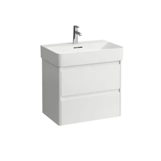 LAUFEN Waschtischunterschrank BASE 2.0 400x621x515 2 Schubl m. Griffmulde f.WT H810284 weiß glzd, H4 H4113921082611