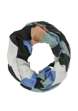 s.Oliver - Snood petrol|mehrfarbig