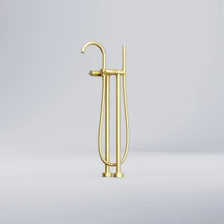 Steinberg Freistehende Wanne / Brause-Armatur, brushed gold, 100 1162 BG 100 1162 BG