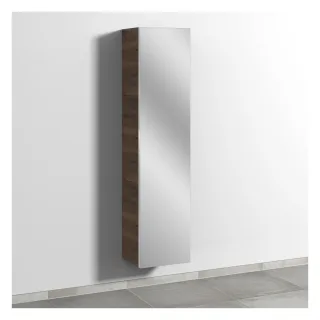 Sanipa 3way Hochschrank mit 1 Doppelspiegeltür, Eiche-Tabak BR15350