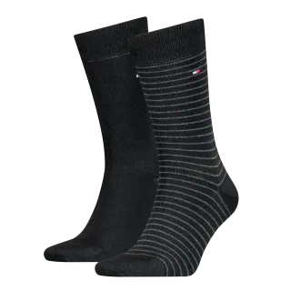 Tommy Hilfiger Socken "TH MEN SMALL STRIPE SOCK 2P" 2 Paar, 2 Stk. tlg. Tommy Hilfiger-Branding