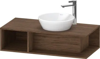 Duravit D-Neo Konsolenwaschtischunterbau wandhängend Nussbaum dunkel Matt 1000x480x260 mm - DE493902 DE493902121