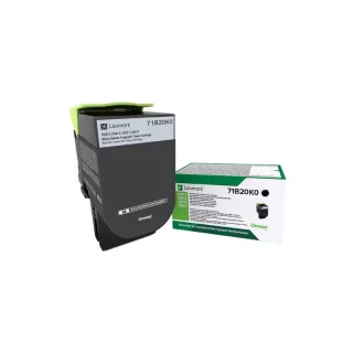 Original 71B20K0 LEXMARK CS Toner black return
