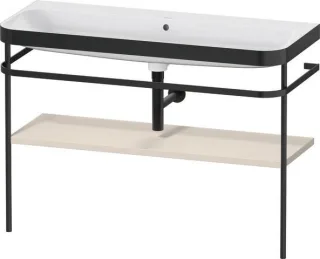 Duravit Happy D.2 Plus c-bonded Set mit Metallkonsole Taupe Supermatt 1175x490x850 mm - HP4739N83830 HP4739N83830000
