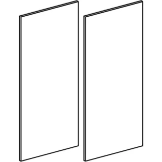 Geberit Spiegeltüren Set, Acanto SPS 90 zu Art.-Nr.: 500.646.00.2, 243820001 243820001