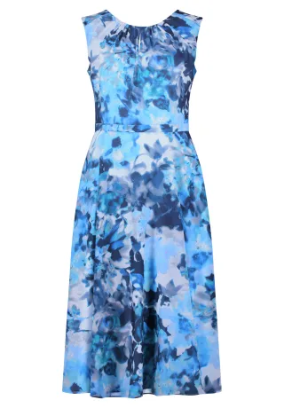 Vera Mont - Cocktailkleid dark blue/mint - Gr. - 44