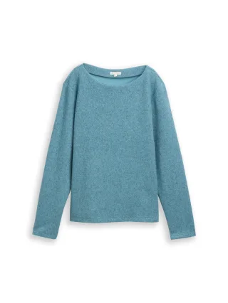 Tom Tailor - Tom Tailor 1043168 tropical teal melange tropical teal melange - Gr. - XXXL