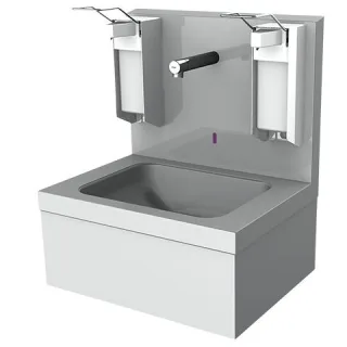 KWC Aquarotter Hygienewaschplatz, elek., Edelstahl, AP, Thermostat, 550x650x425 mm, 230 VAC, 2030062 2030062338