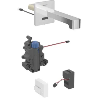 Geberit Brenta Waschtisch-Armatur,Wandmontage, Netzbetrieb 116297211