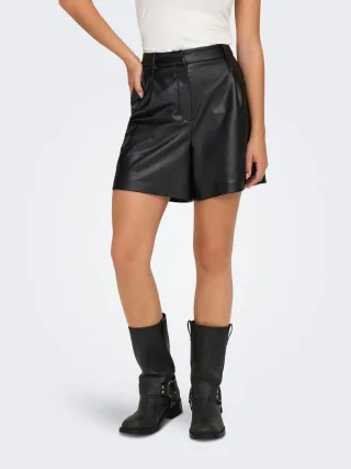 ONLY Shorts "ONLPENNY FAUX LEATHER SHORTS OTW"