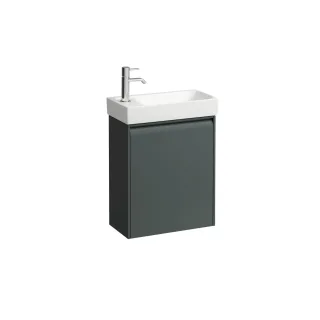LAUFEN Waschtischunterschrank MEDA 222x437x515 1Tür integ.Griffl. f.WT H815114 verkehrsgrau, H421551 H4215510112661