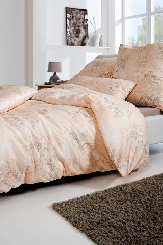 Estella Bettwäsche "Gregorio in Gr. 135x200 oder 155x220 cm" 2 Stk. elegante Bettwäsche aus Baumwolle, Bettwäsche mit Reißverschluss