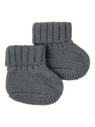 NAME IT - NBMWRILLA WOOL KNIT SLIPPERS XXIII iron gate - Gr. - 62/68