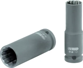 KS Tools 1/2" 12-kant-Kraft-Stecknuss, lang - 515.0954