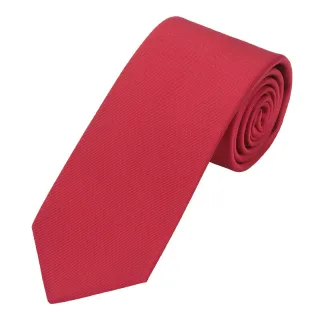 seidenfalter - Krawatte Uni 7cm h-rot - Gr. - OS