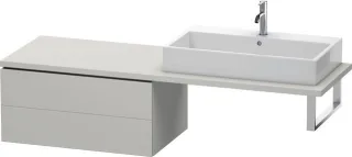 Duravit L-Cube Unterschrank für Konsole Betongrau Matt 820x547x400 mm - LC583900707 LC583900707