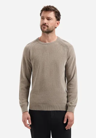 No Excess - Pullover Crewneck Light Weight Chenille clay - Gr. - XL