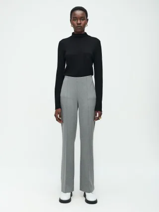 Jane Lushka - Greta Terry jersey Pants grey melange - Gr. - L